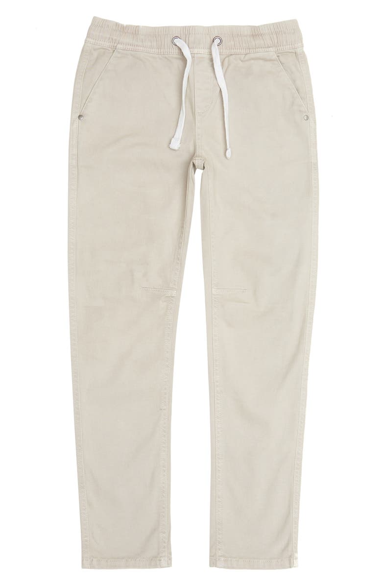 Joe's Jeans Kids' Brixton Drawstring Waist Slim Straight Leg Twill Pants, Main, color, 