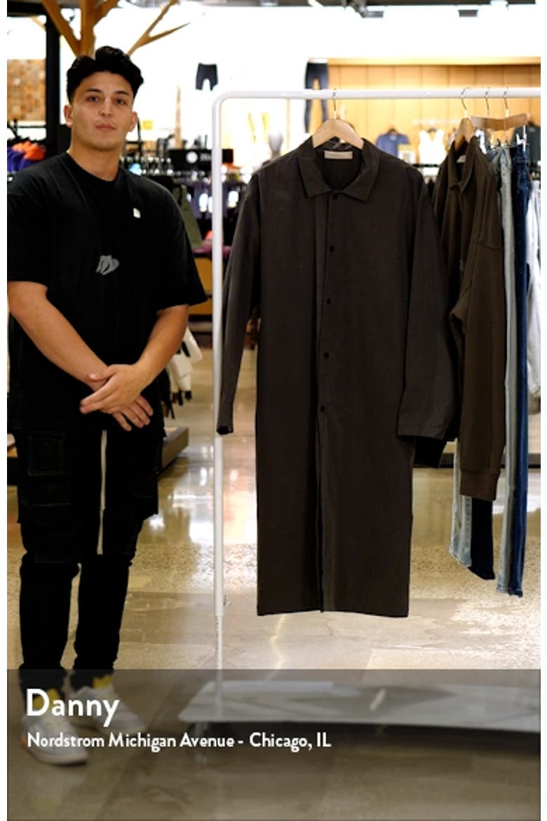 Snap Front Longline Coat video