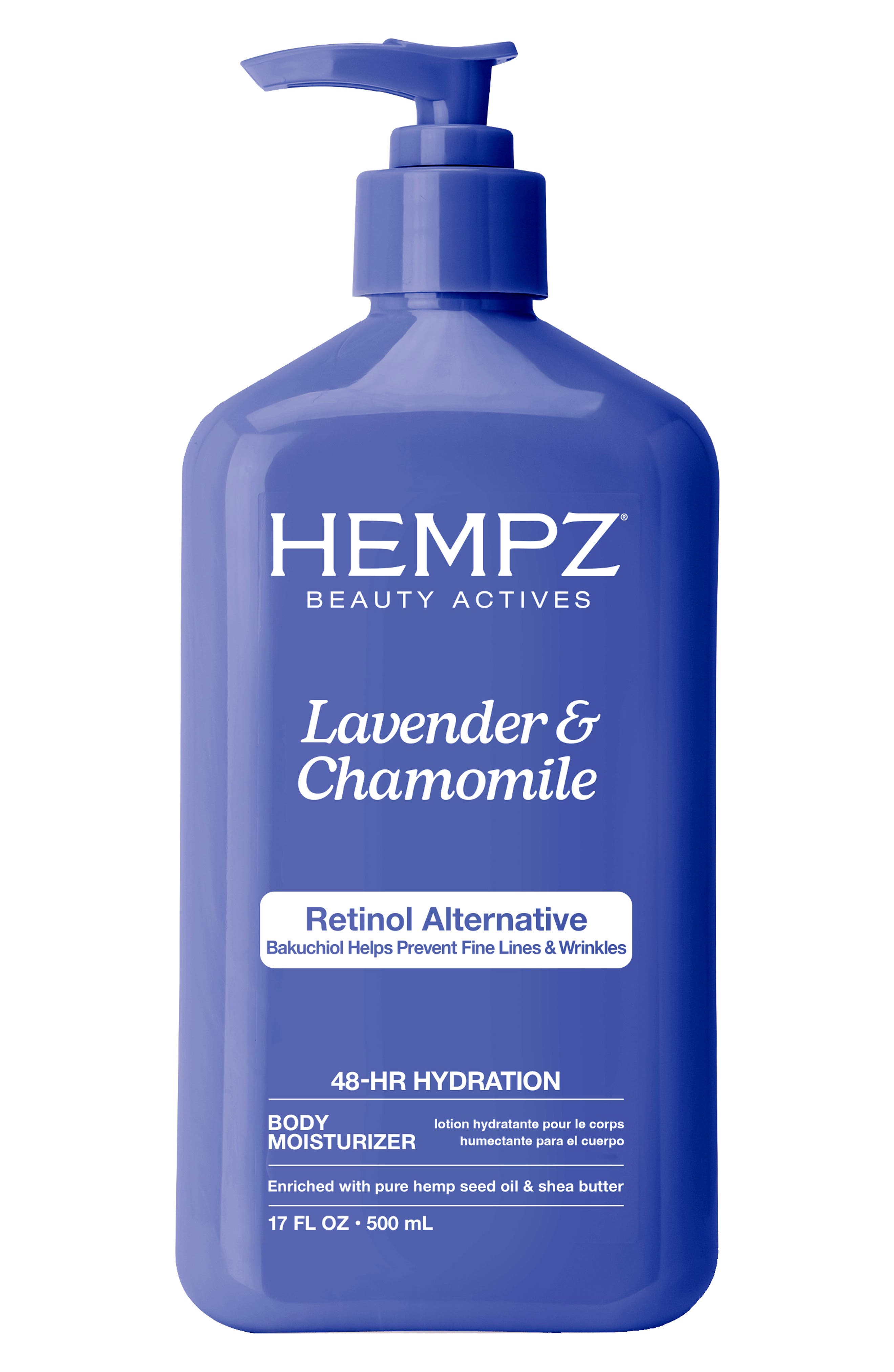 Lavender + Chamomile Herbal Body Moisturizer with Retinol Alternative