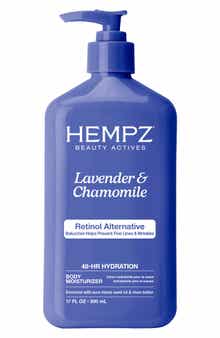 Lavender + Chamomile Herbal Body Moisturizer with Retinol Alternative
