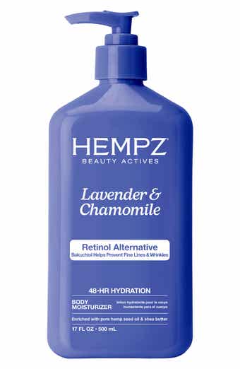Lavender + Chamomile Herbal Body Moisturizer with Retinol Alternative