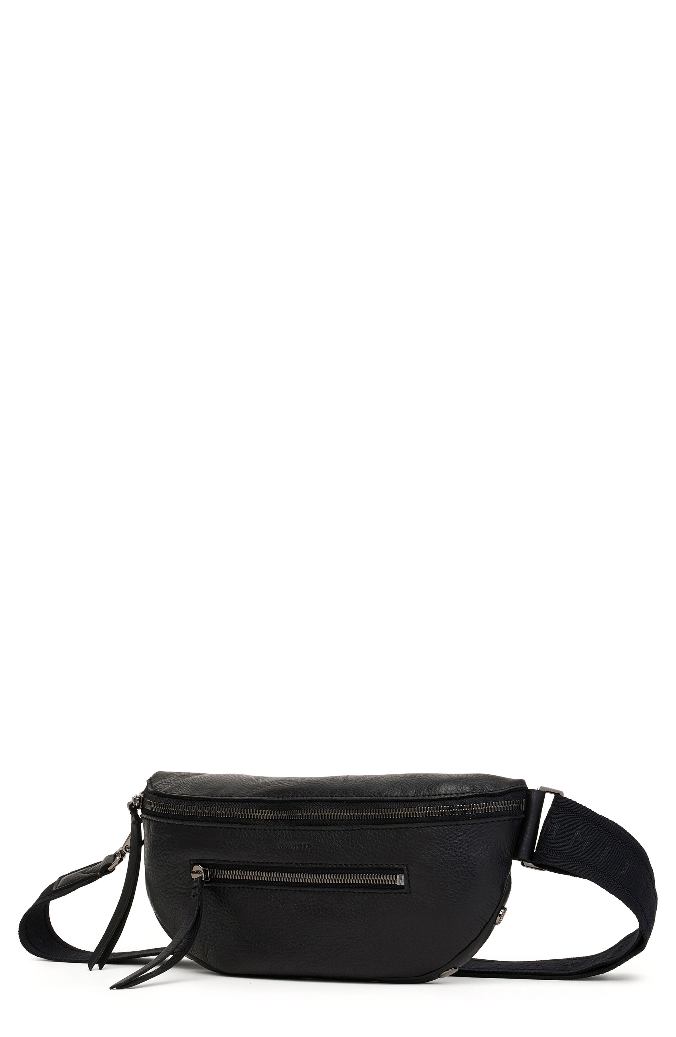 HAMMITT Charles Crossbody Bag, Main, color, Black/ Gunmetal