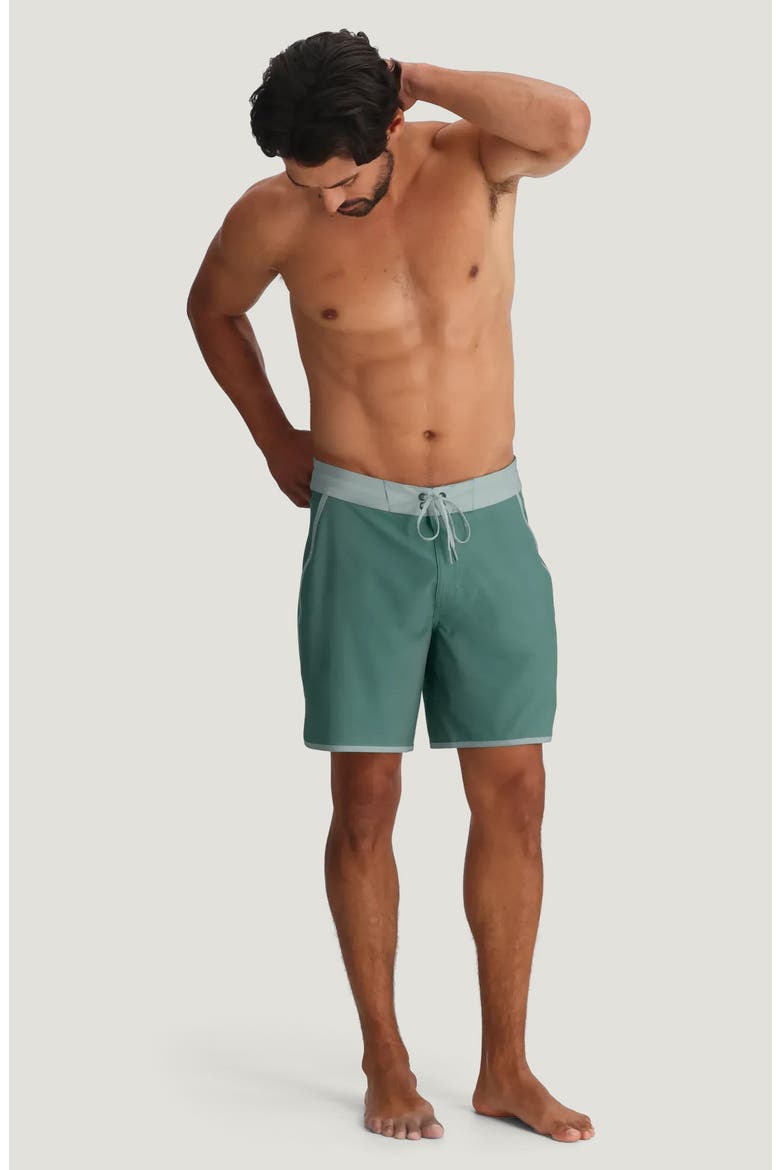 Dawn Patrol Board Shorts, Alternate, color, SEA PINE
