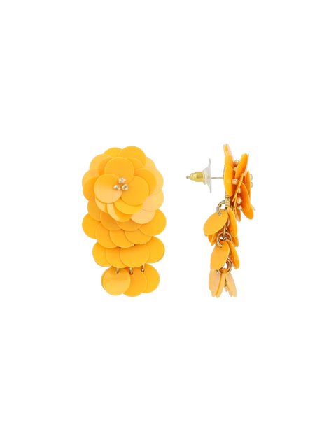CE SQ Sequin Flower Waterfall M - Orange