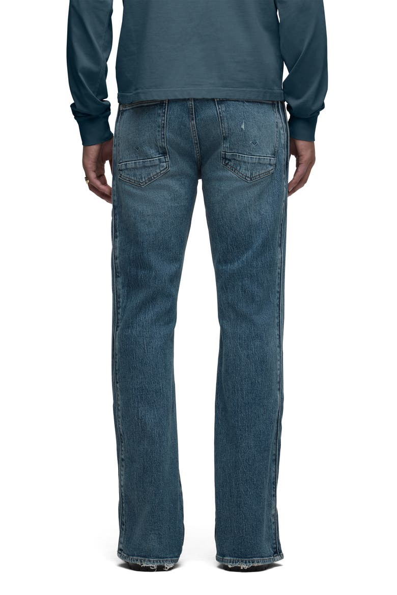 Walker Track Distressed Flared Jeans, Alternate, color, RIVERSIDE