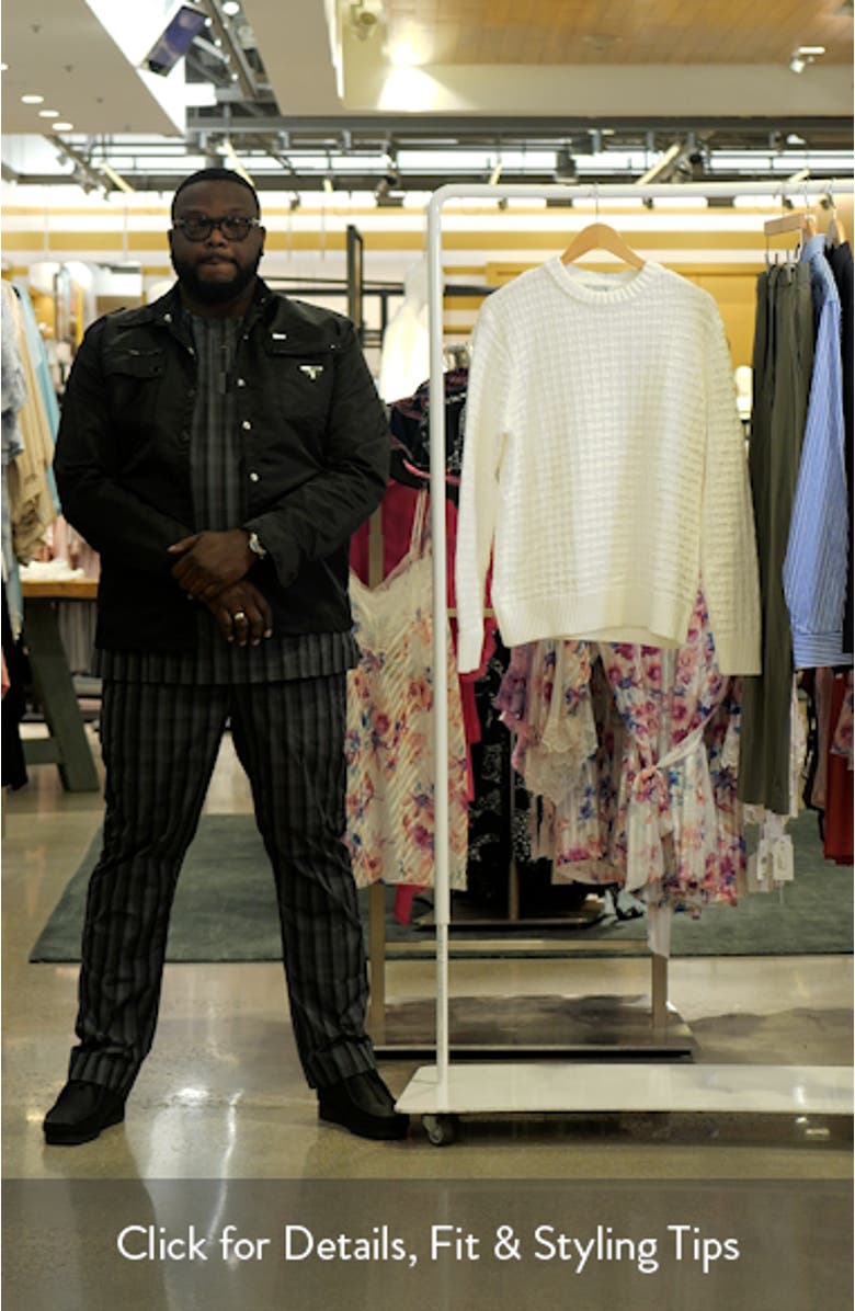 Basket Stitch Crewneck Sweater, sales video thumbnail