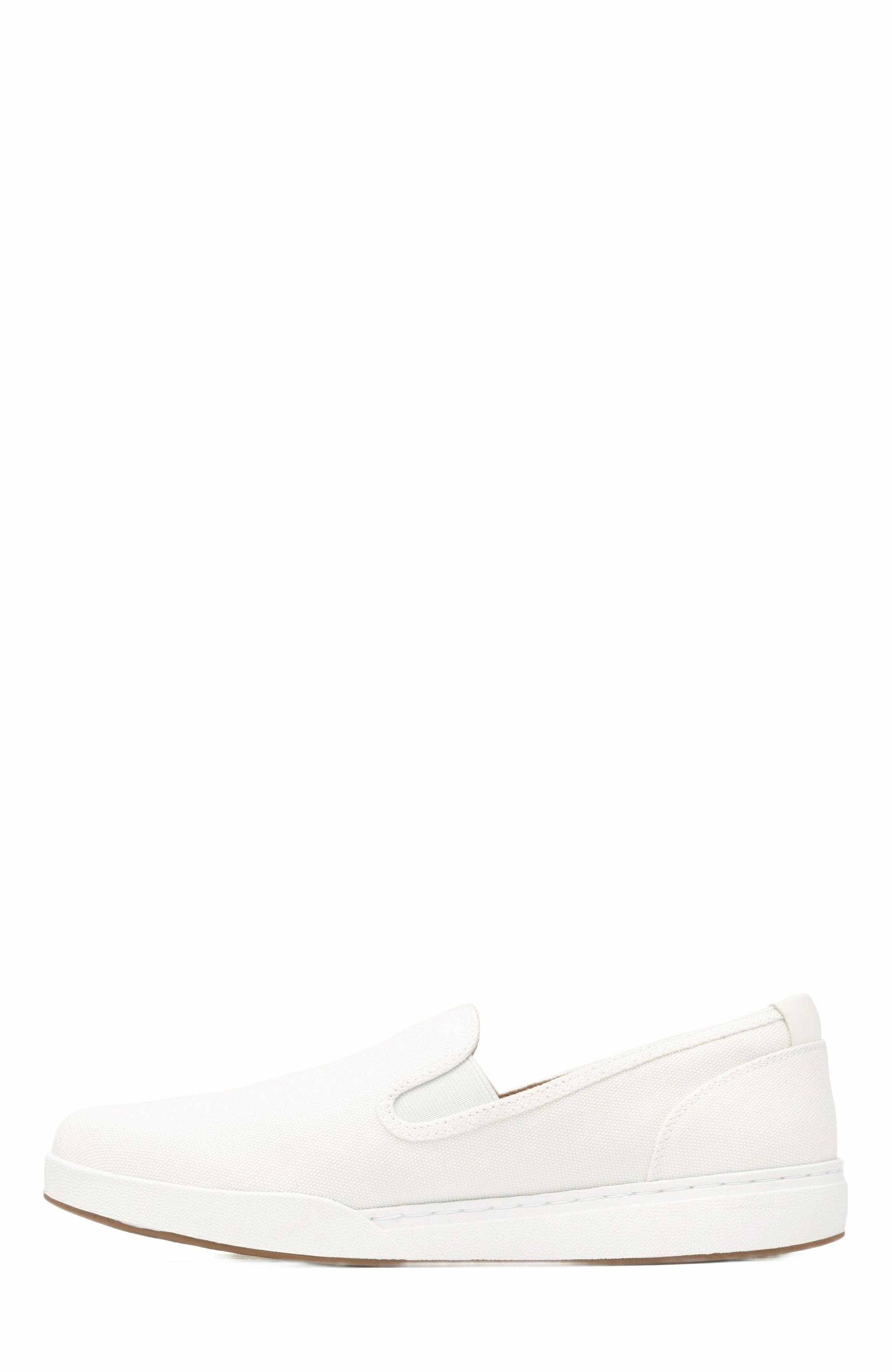 Encore Slip On Sneaker, Alternate, color, White Canvas - Regular