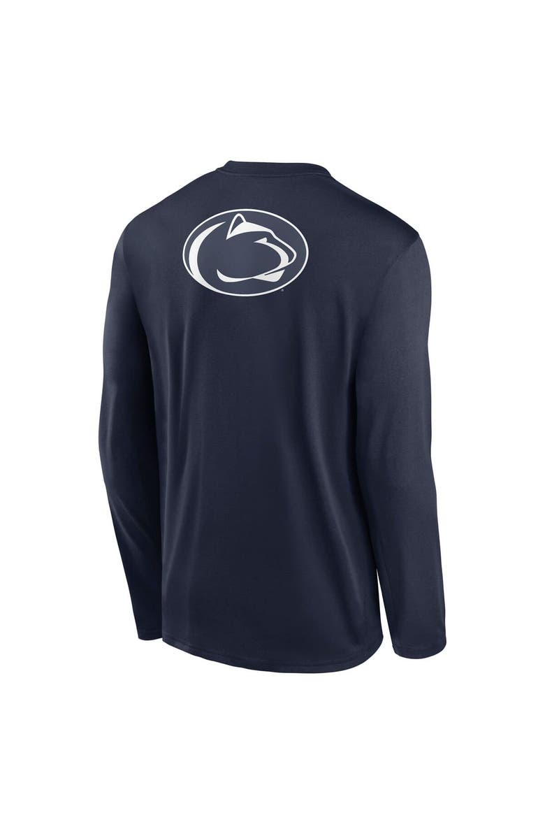 Nike Men's Nike Navy Penn State Nittany Lions Primetime Campus 2-Hit Legend Dri-FIT Long Sleeve T-Shirt, Alternate, color, Navy