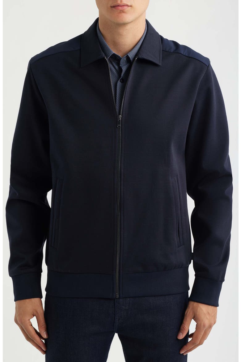 Sigmon Zip Shirt Jacket, Alternate, color, DK BU