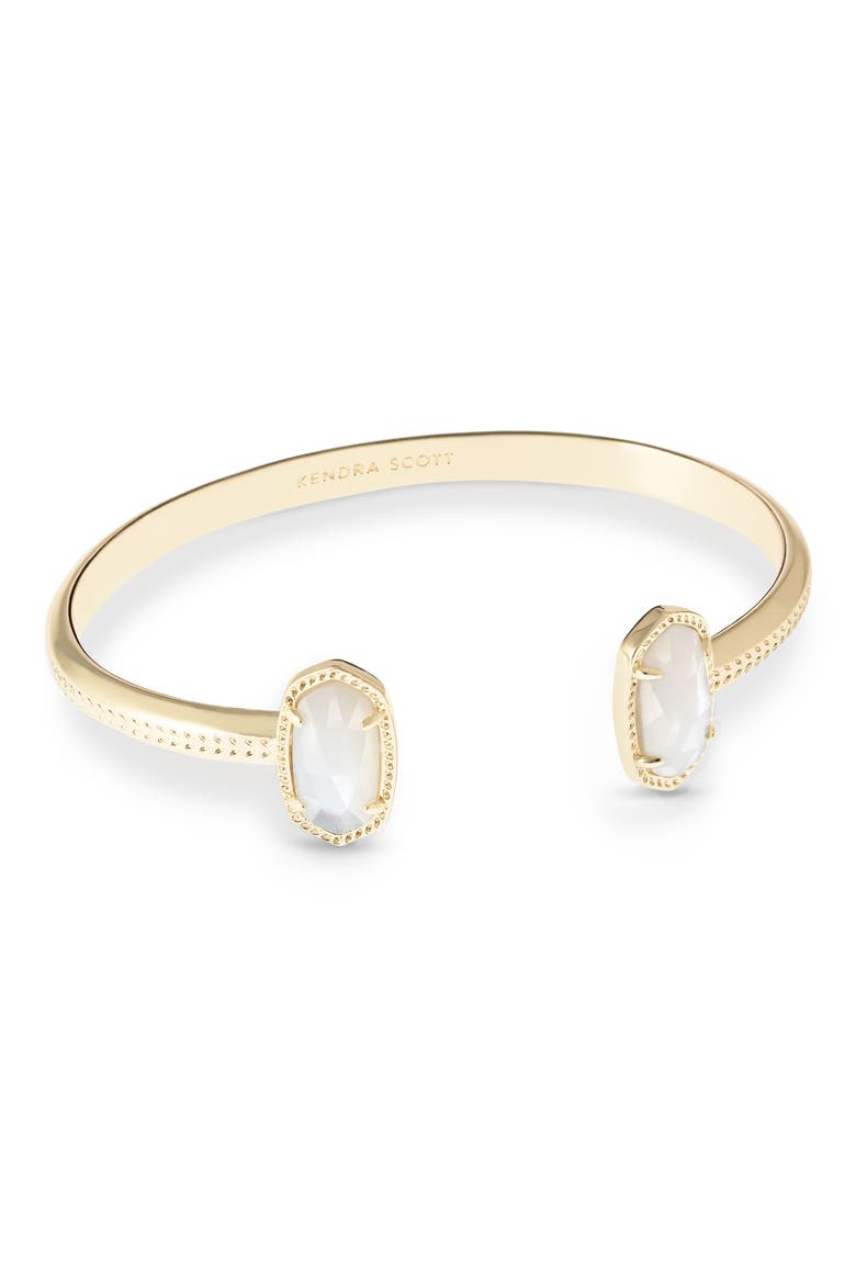 Elton Station Cuff Bracelet, Alternate, color, IVORY MOTHER OF PEARL/ GOLD