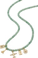 ARGENTO VIVO Travel Amethyst Charm Necklace