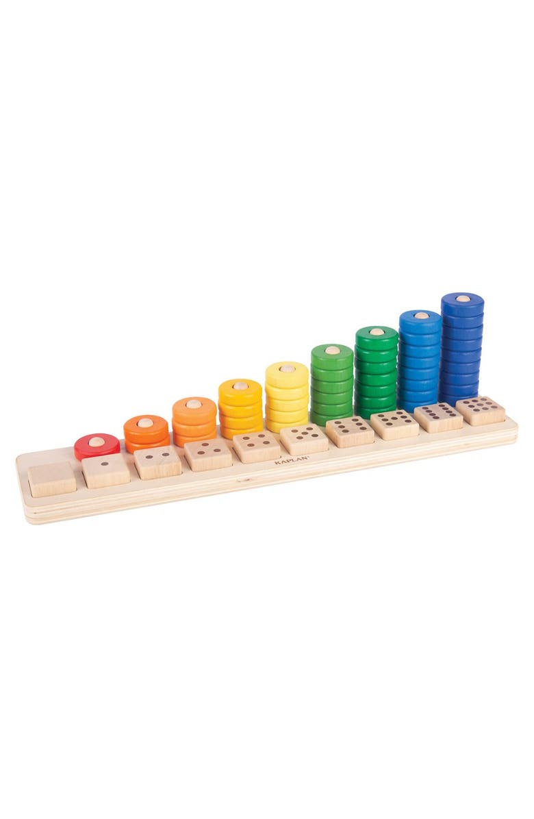Kaplan Early Learning Company Natural Stack and Sort Board, Alternate, color, Multicolored