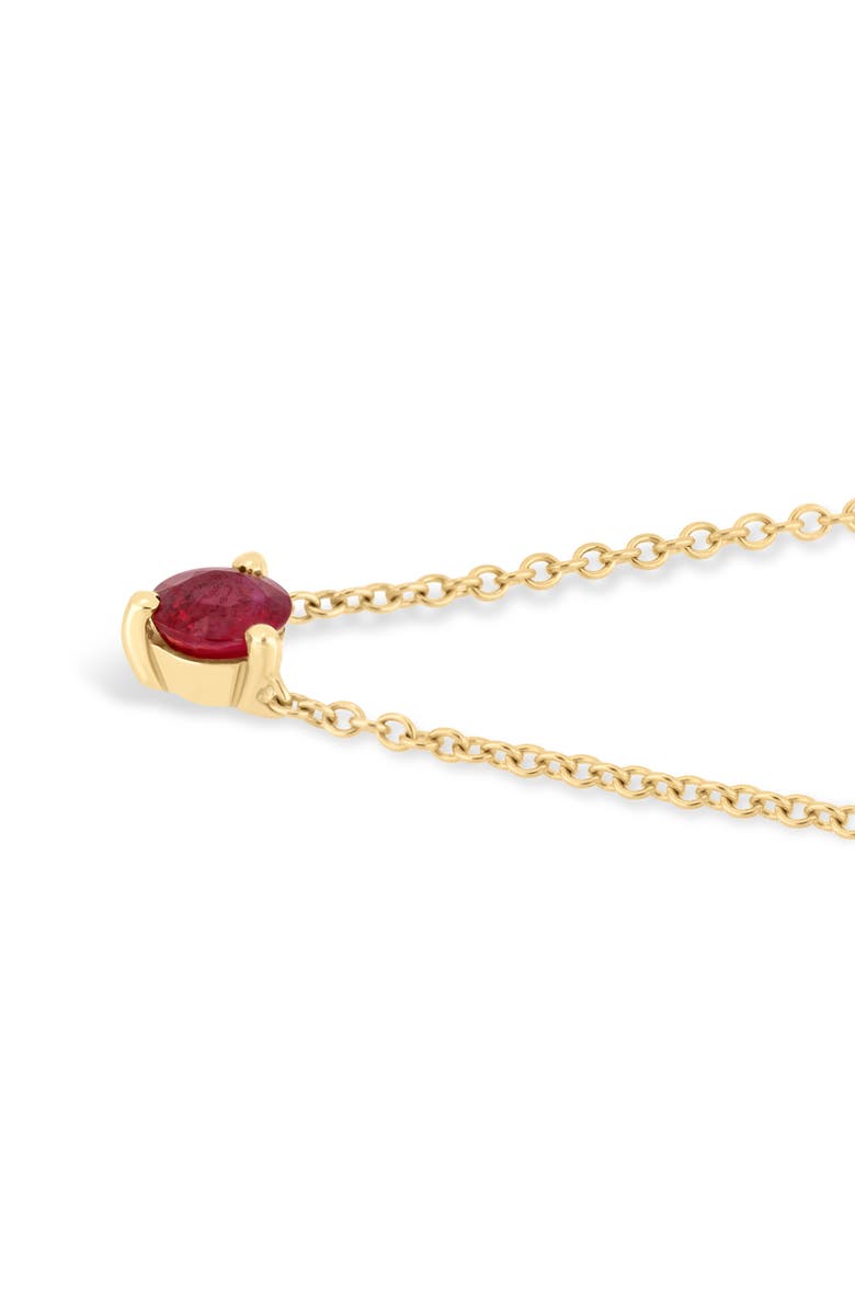 Bony Levy El Mar Ruby Pendant Necklace, Alternate, color, Red