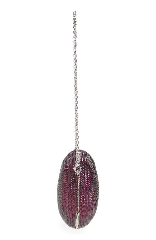 Judith Leiber Couture Lamour Petite Coeur Heart Clutch In Purple