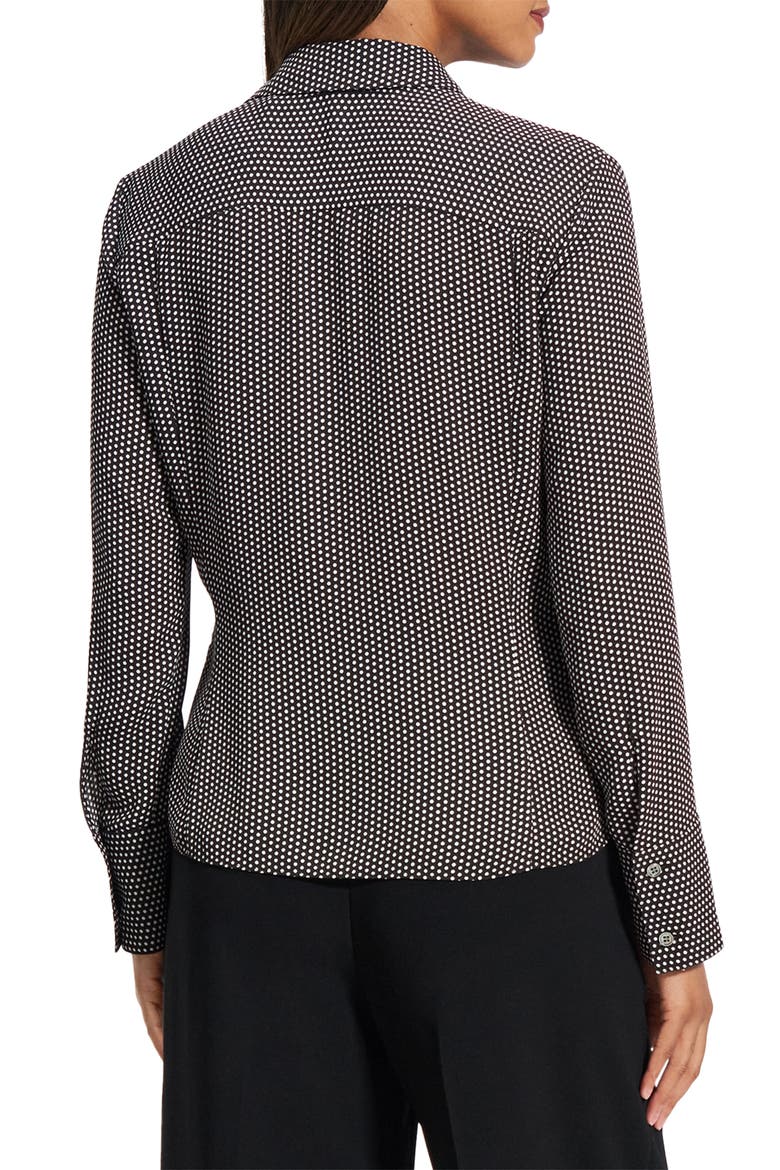 Classic Slim Fit Button-Up Shirt, Alternate, color, BLACK MULTI