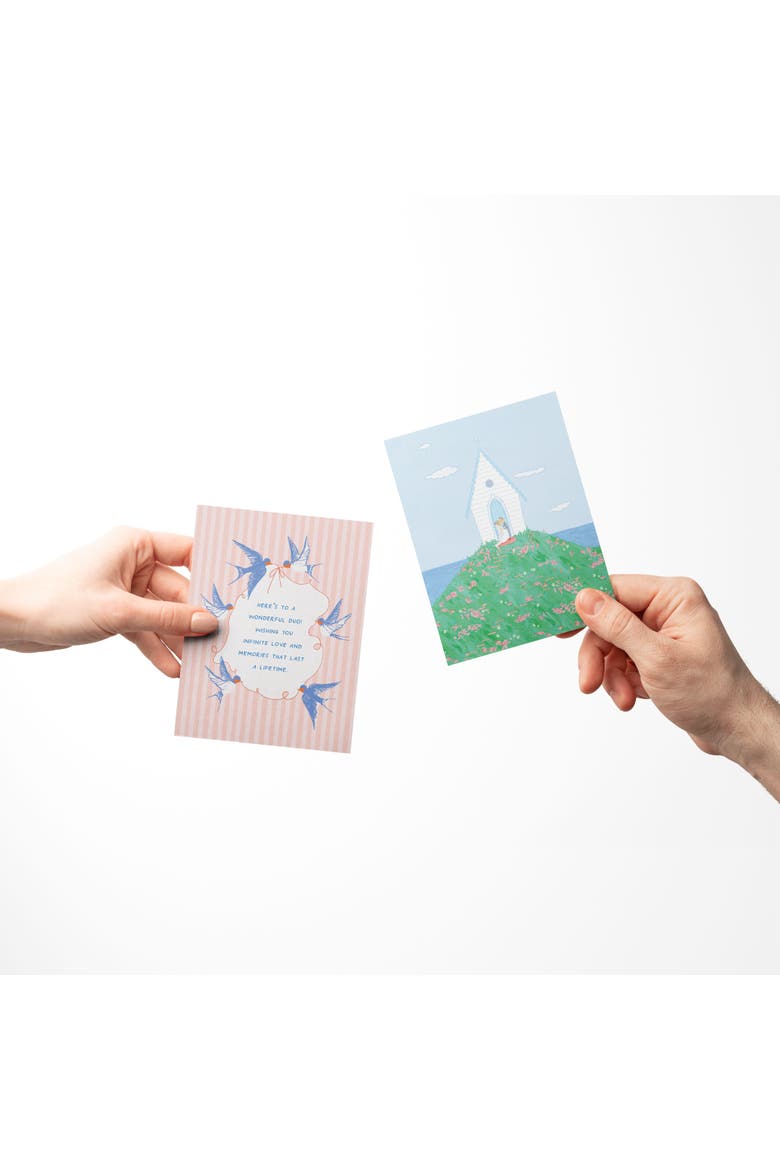 Wedding Greeting Card Pack Sets (3 ct, Assorted) Chapel Couple, Swallows Wedding, LOVE, Alternate, color, Multi-Pack