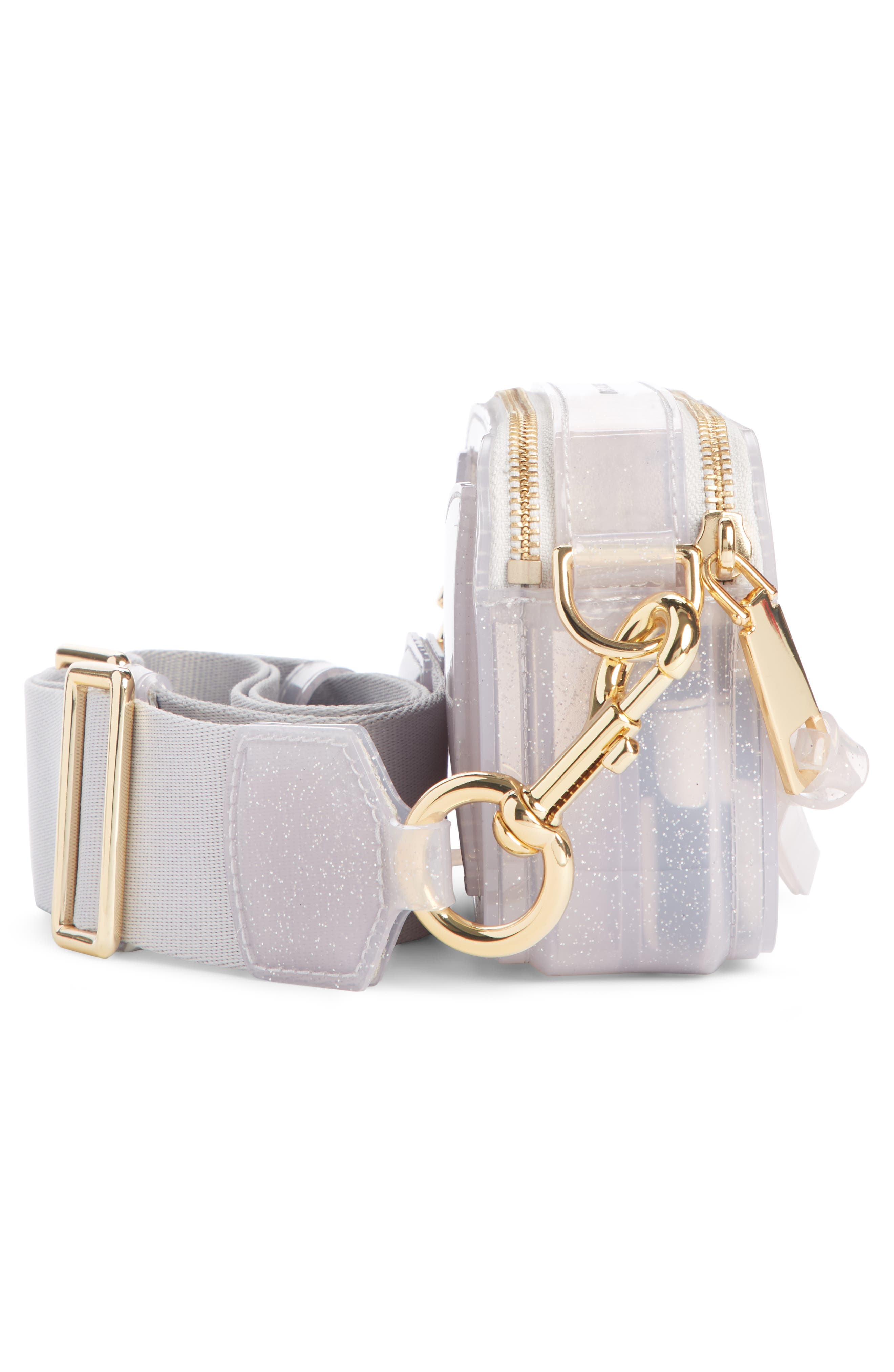 The Marc Jacobs MARC JACOBS The Jelly Glitter Snapshot Crossbody Bag, Alternate, color, 