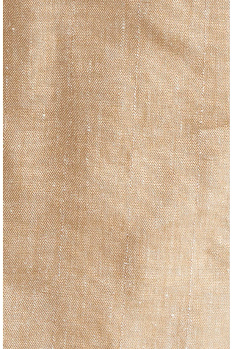 Double Breasted Linen & Wool Jacket, Alternate, color, TAUPE COGNAC