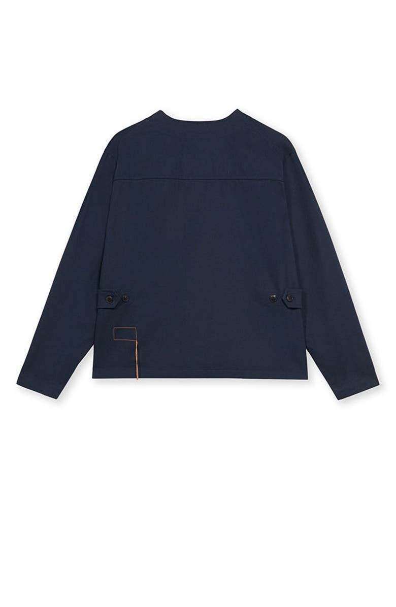 Fortela Vintage Baseball Inspired Overshirt, Alternate, color, Blue