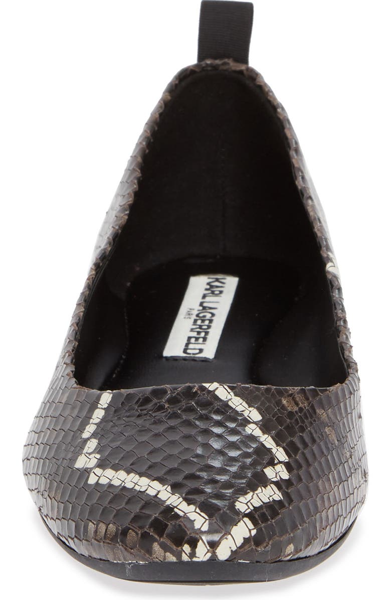 KARL LAGERFELD PARIS Vada Flat, Alternate, color,