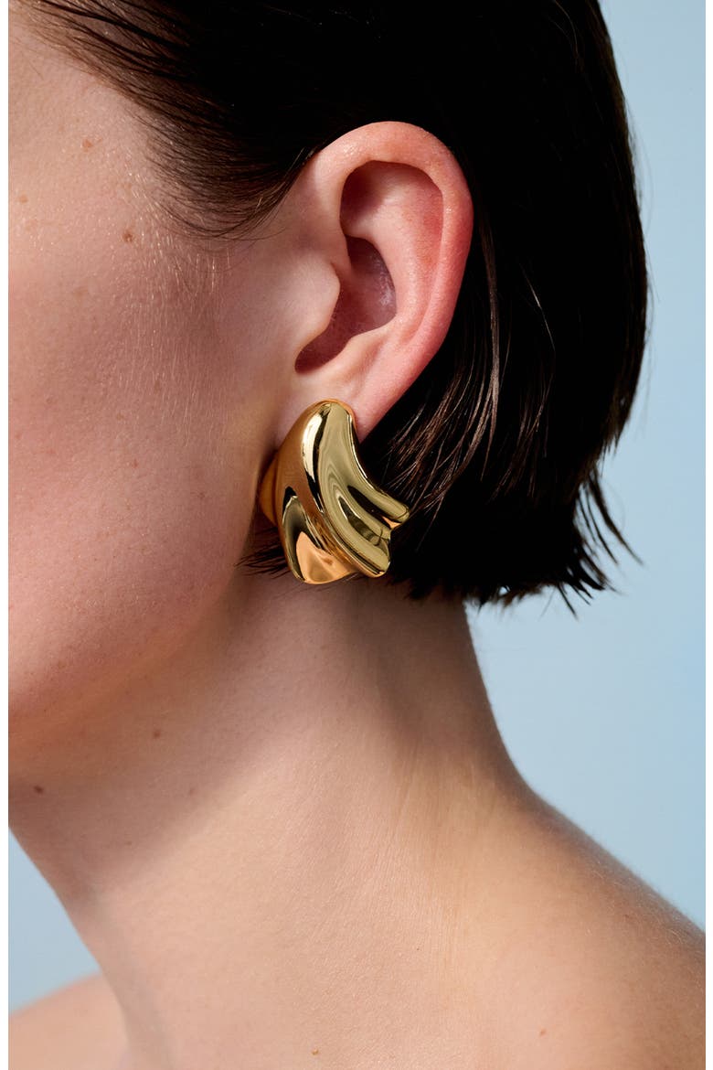 Lydia Earrings, Alternate, color, HIGH POLISH GOLD