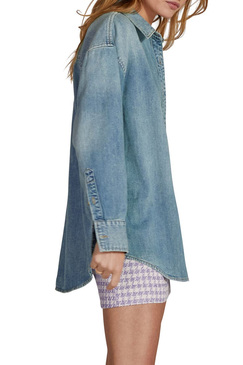 The Ex-Boyfriend Denim Shirt, Alternate, color, MONTEREY