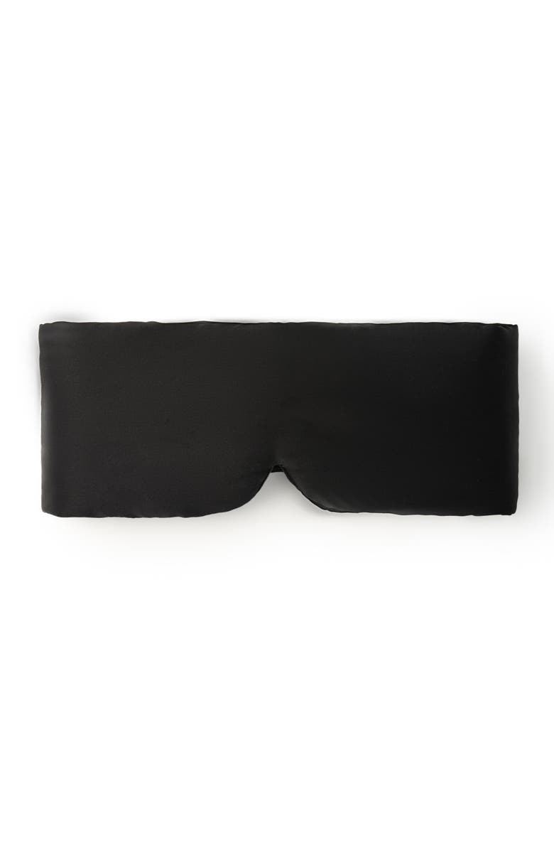 OLAH Dream Cloud Silk Eye Mask, Main, color, Black