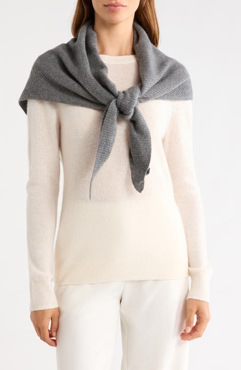 Cashmere Handkerchief Scarf