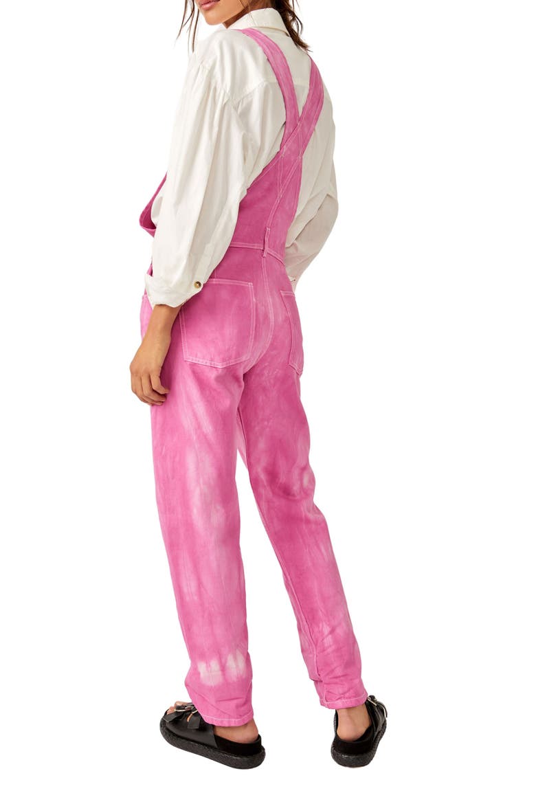 We the Free Ziggy Denim Overalls, Alternate, color, ELECTRIC BOUQUET