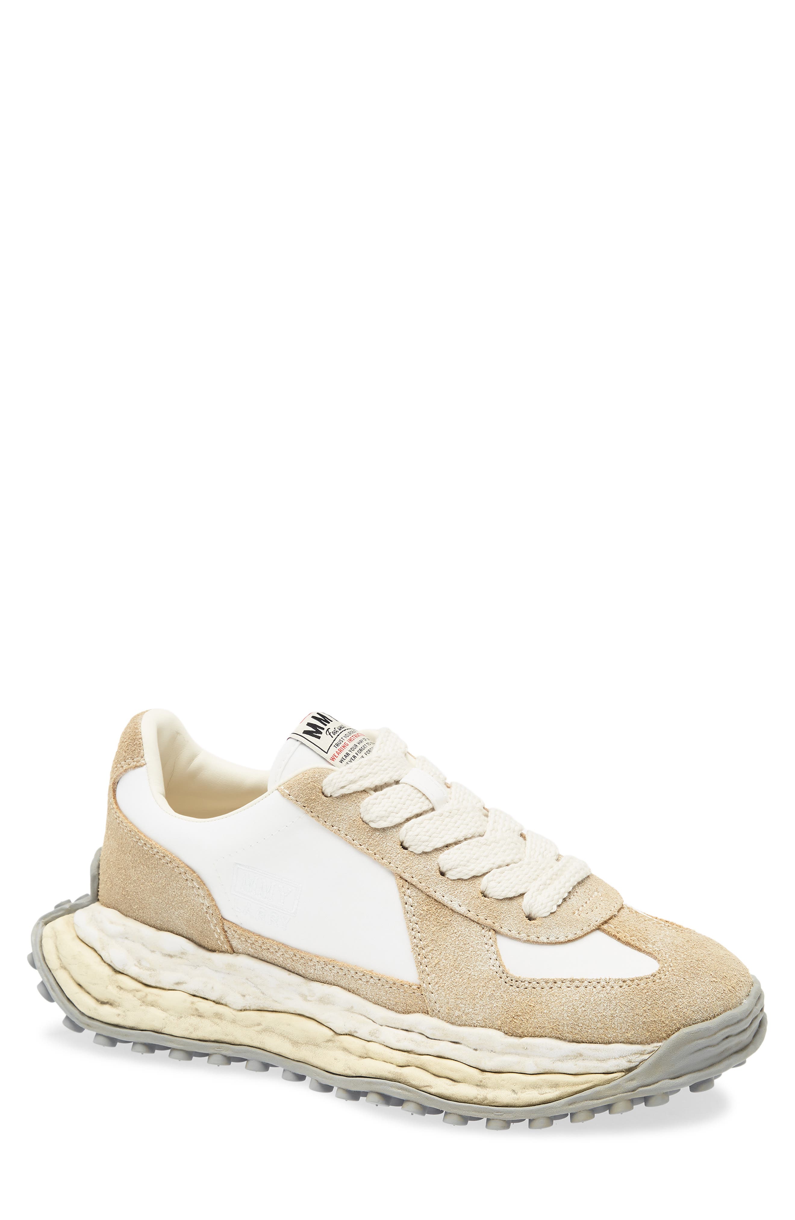 Maison MIHARA YASUHIRO Larry Original Sole Sneaker, Main, color, Beige/ White