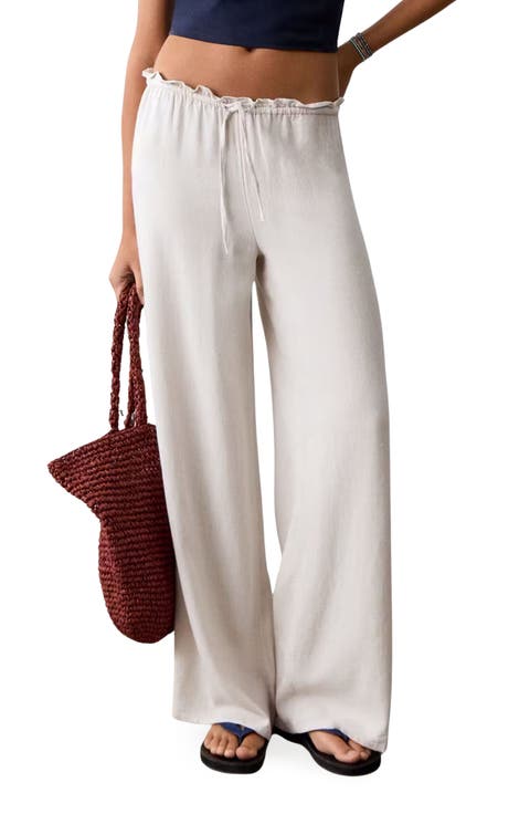 High Waist Wide Leg Pants