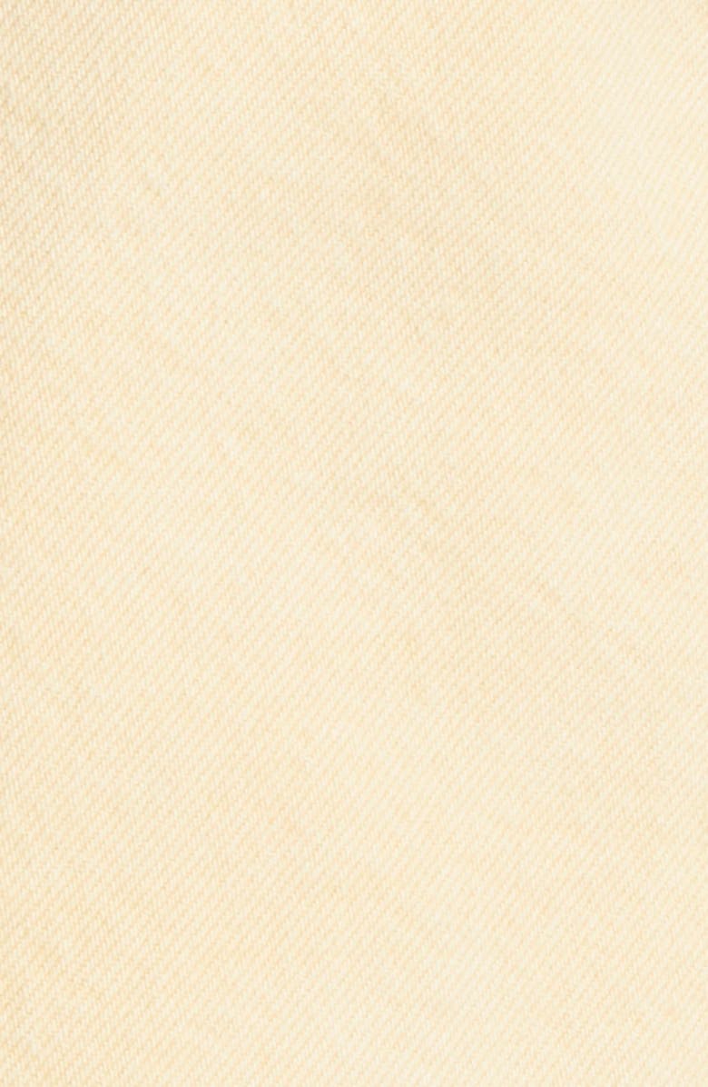 rag & bone Maya High Waist Raw Hem Cutoff Denim Shorts, Alternate, color, Lemon Drop