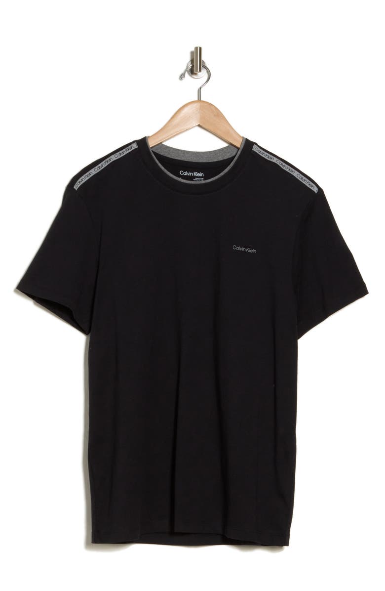 Calvin Klein Shoulder Logo Tape Cotton T-Shirt, Alternate, color, 