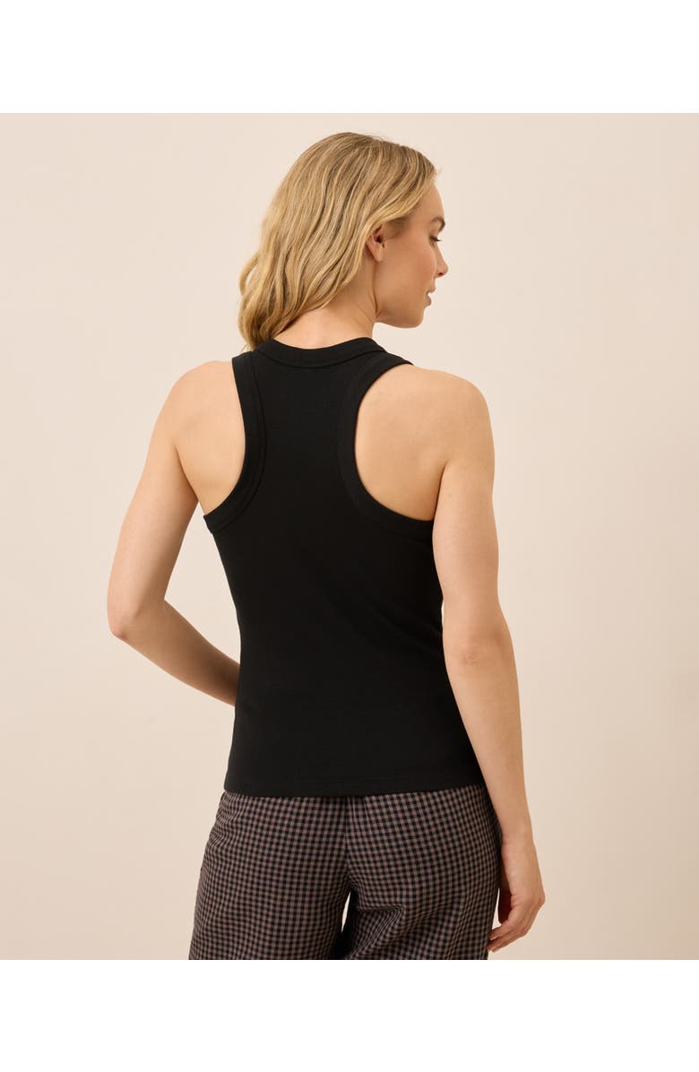 Pact Perfect Rib Racerback Tank, Alternate, color, Black