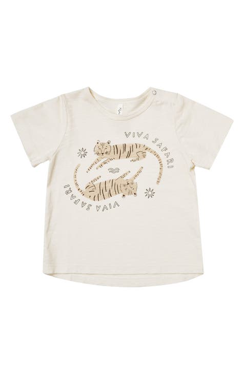 Viva Safari Cotton Graphic T-Shirt (Baby)