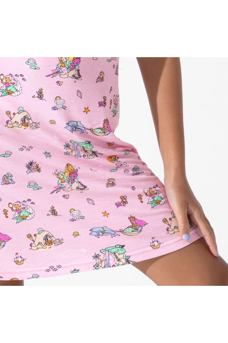 Kids' Mermaid Lagoon Short Sleeve Dress, Alternate, color, Mermaid Lagoon
