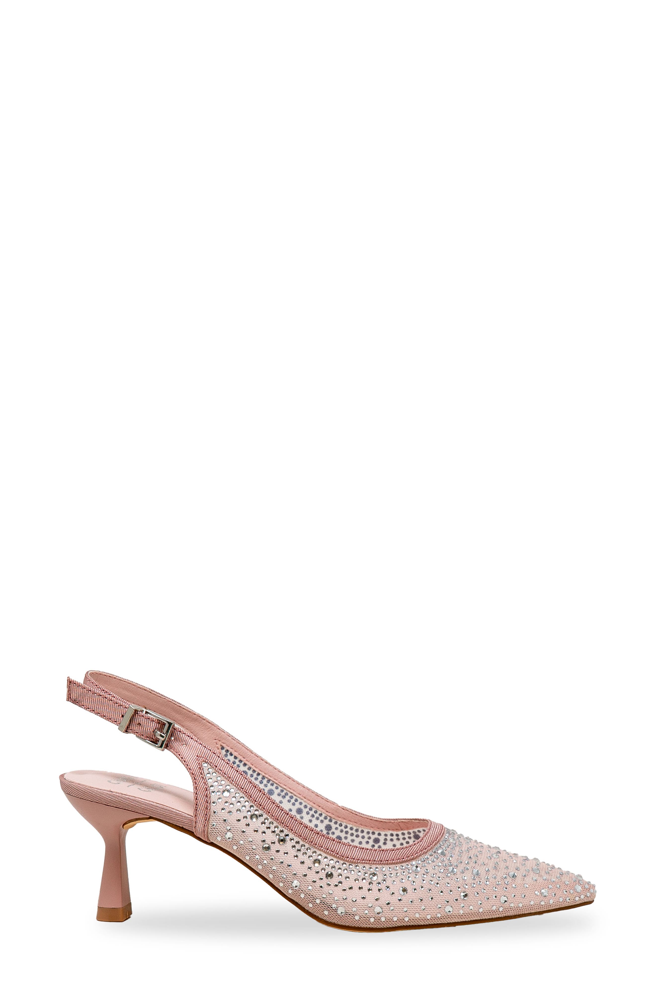 Pointed Toe Slingback Pump, Alternate, color, PINK