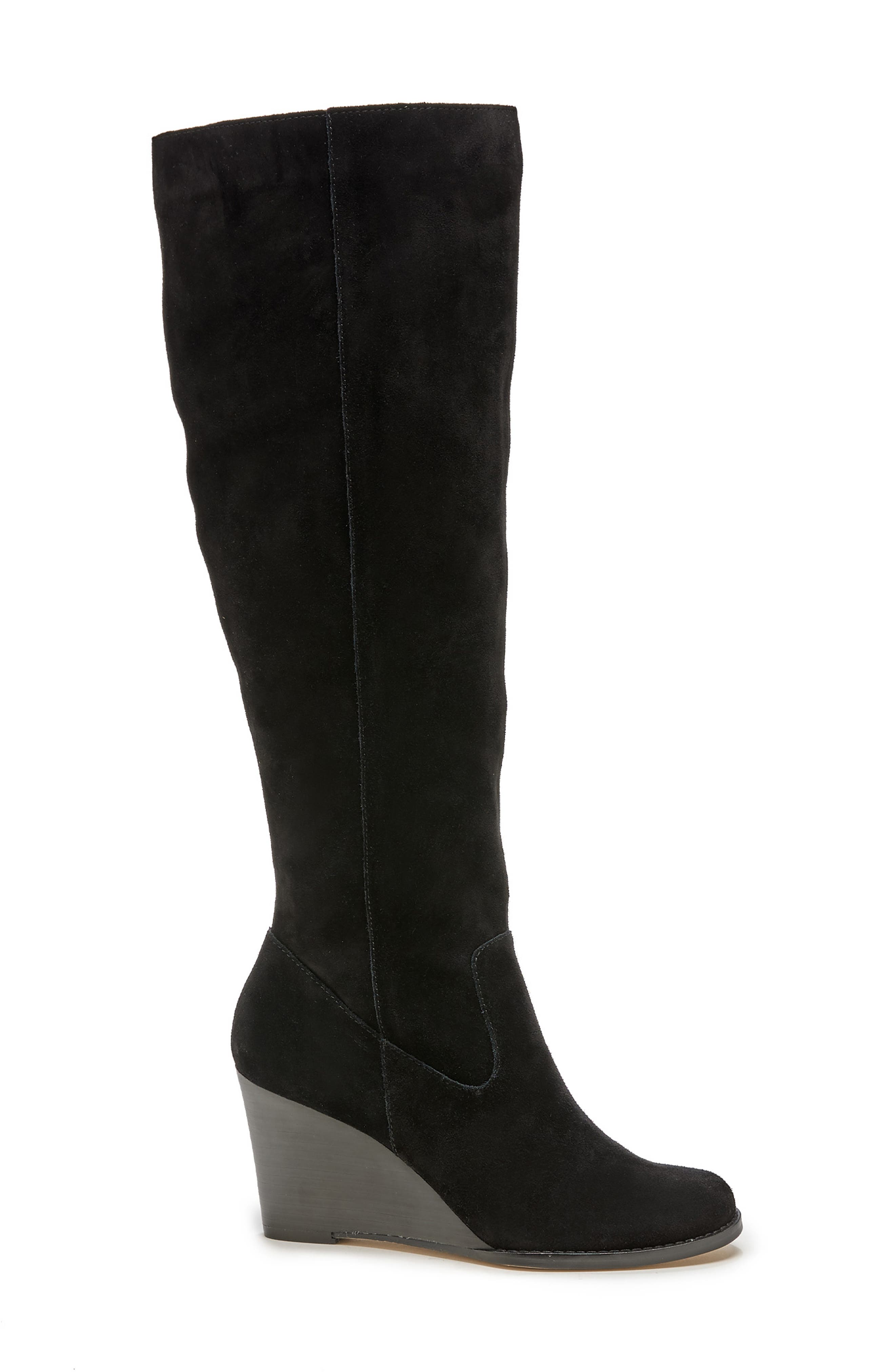 Sole Society Prony Knee High Wedge Boot, Alternate, color, 