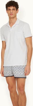 Orlebar Brown Terry Towelling Tailored Fit Towelling Polo Shirt