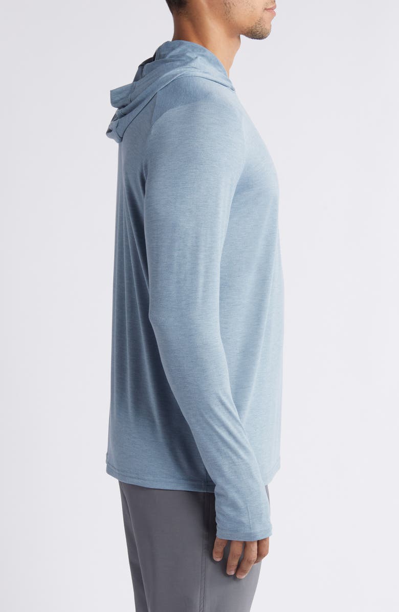 Free Fly Shade UPF 50+ Hoodie, Alternate, color, Heather Slate Blue