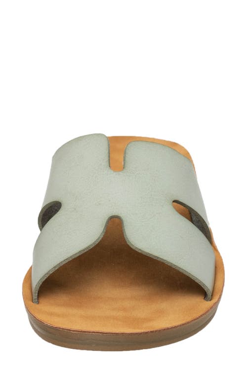 Antelope Bliss Corner Slide Sandal In Grey