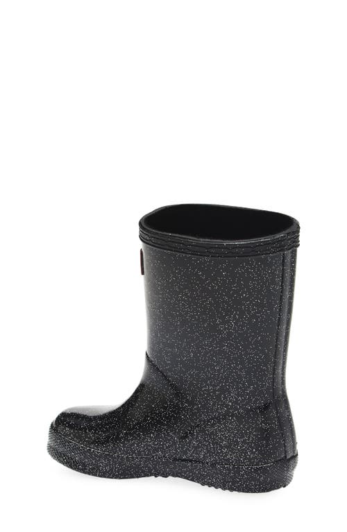 Hunter Kids' First Starcloud Waterproof Rain Boot In Black