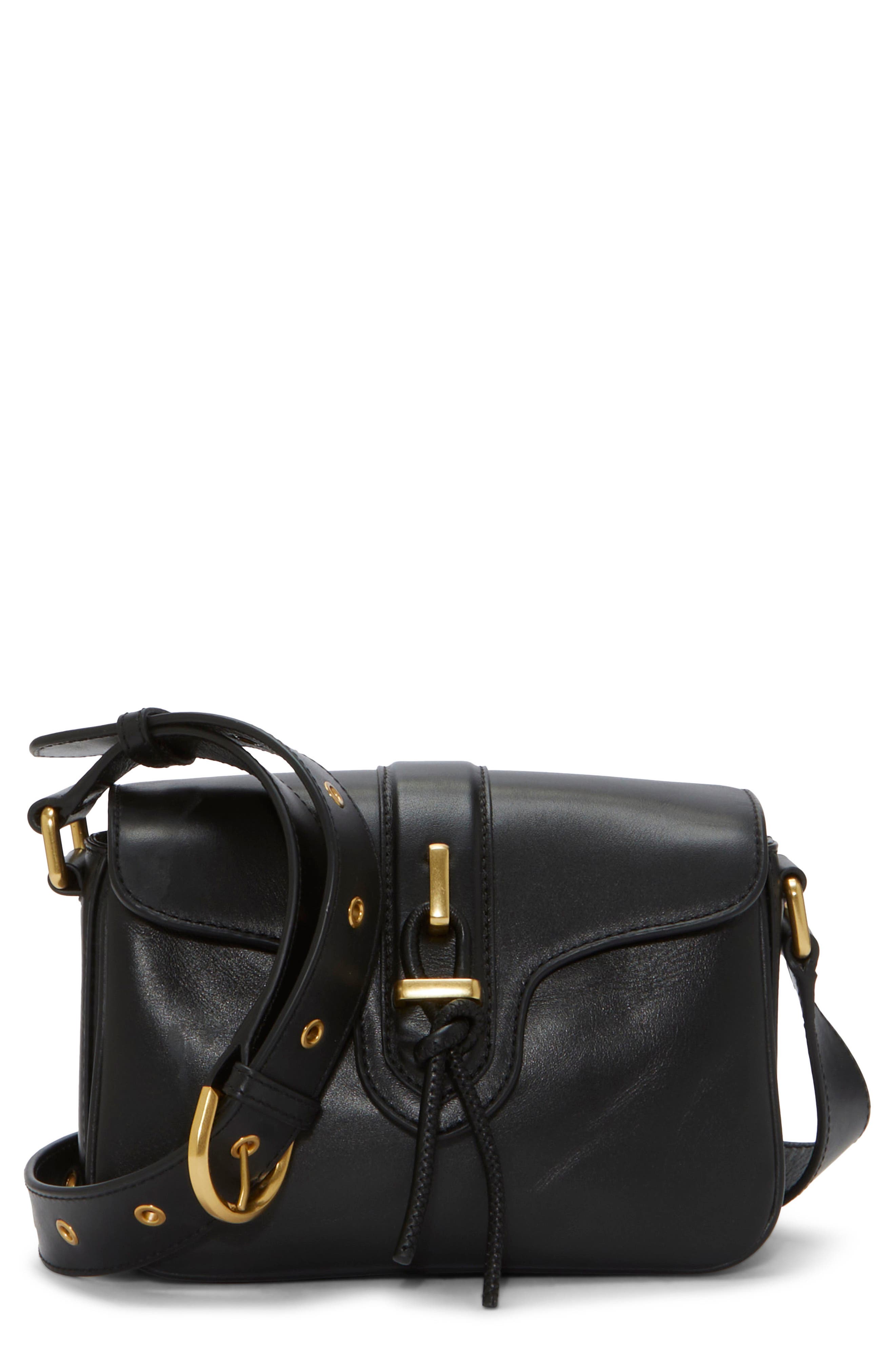 Vince Camuto Maecy Leather Crossbody Bag, Main, color, 