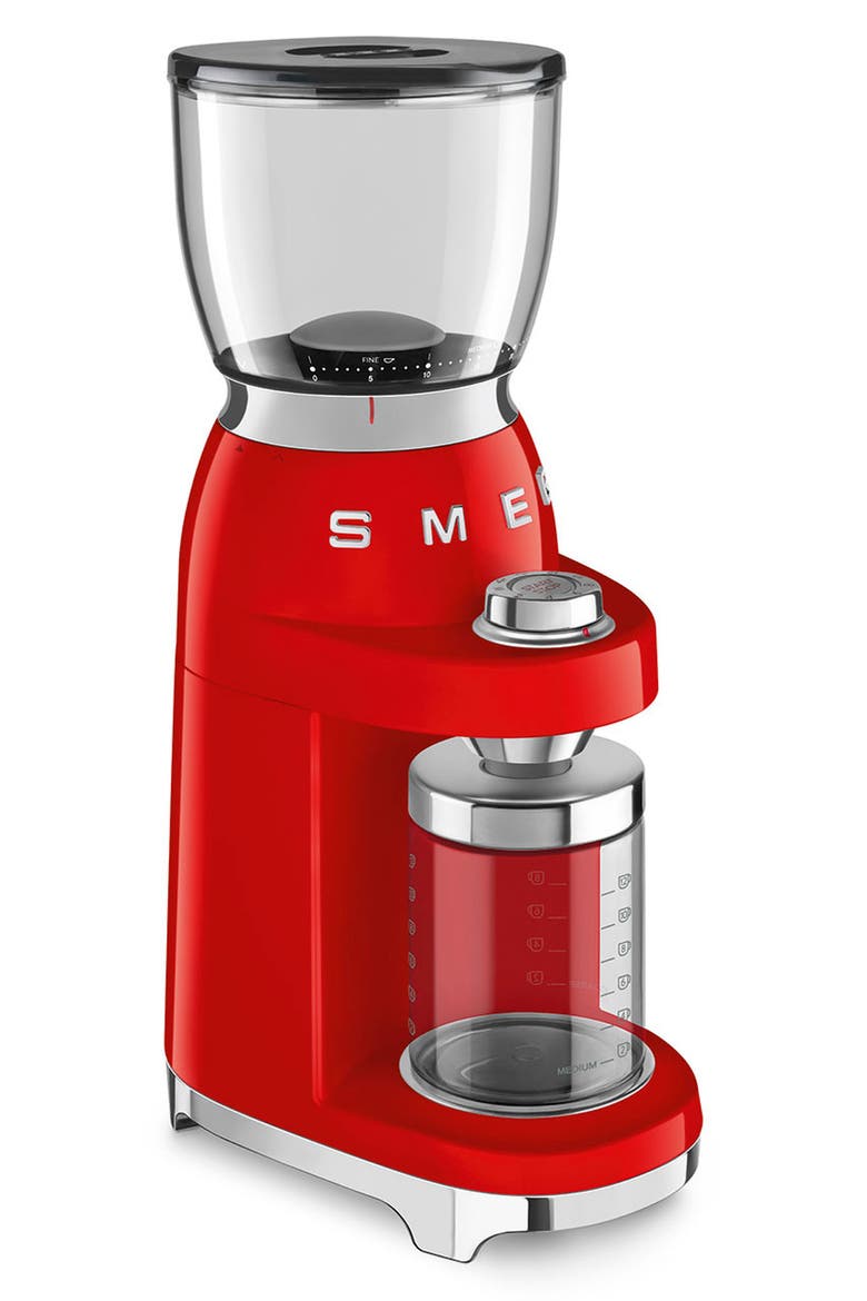'50s Retro Style Coffee Grinder, Alternate, color, RED