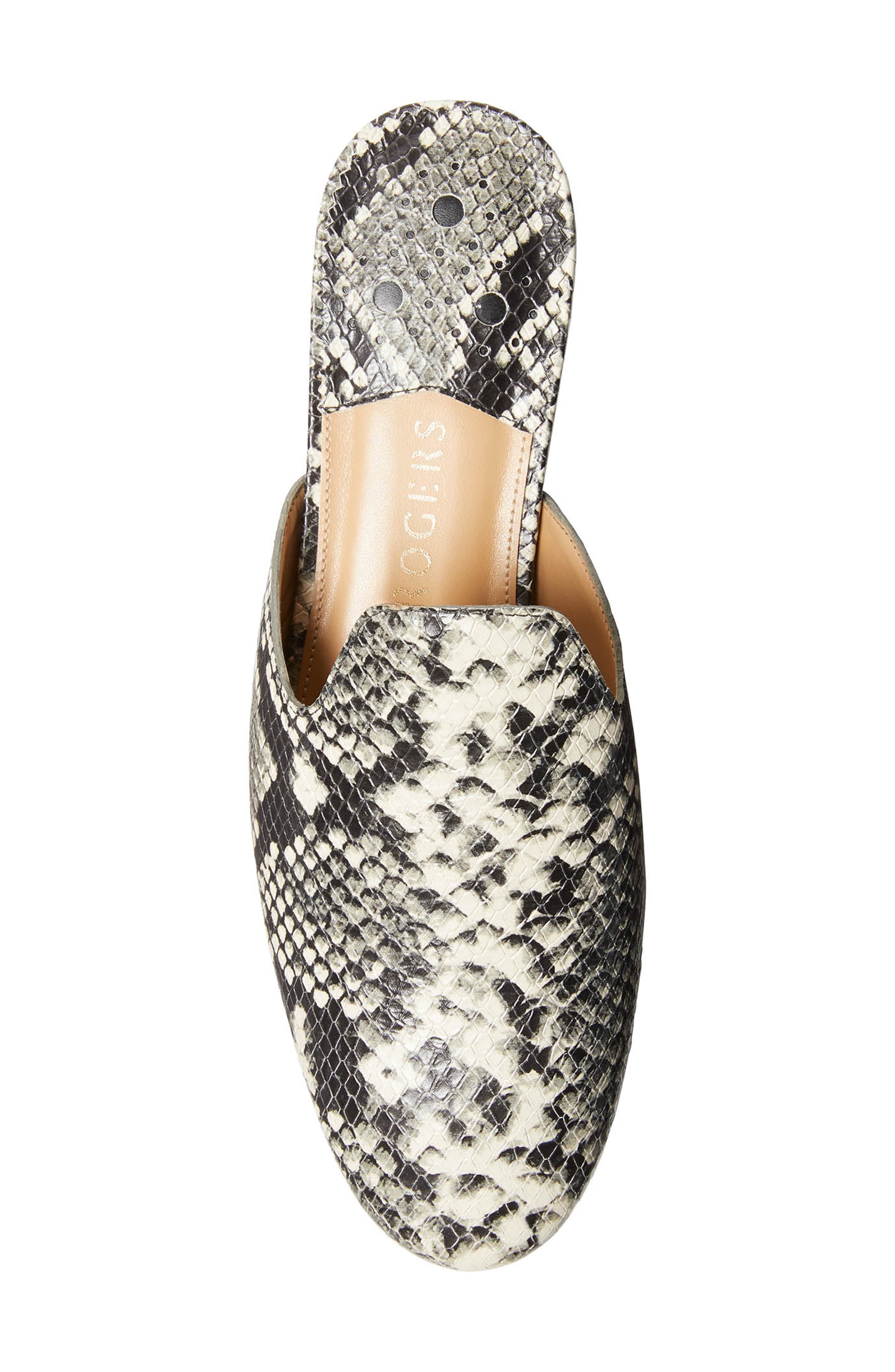 Jack Rogers Delaney Snakeskin Print Mule, Alternate, color, 
