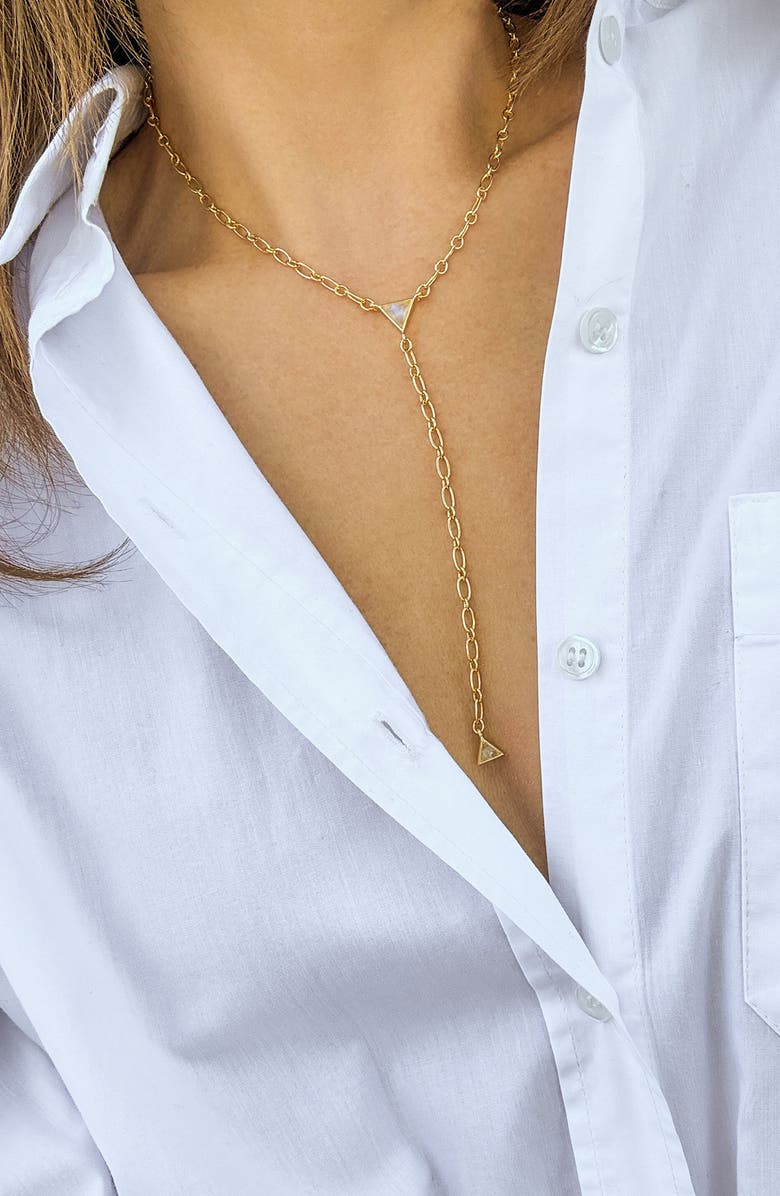 st. Moran Moonstone Y-Necklace, Alternate, color, 