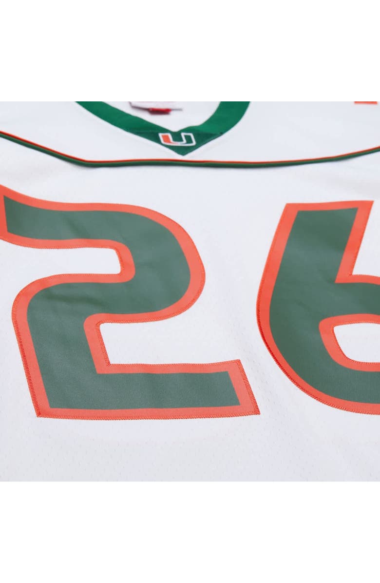 Mitchell & Ness Men's Mitchell & Ness Sean Taylor White Miami Hurricanes 2001 Legacy Jersey, Alternate, color, White