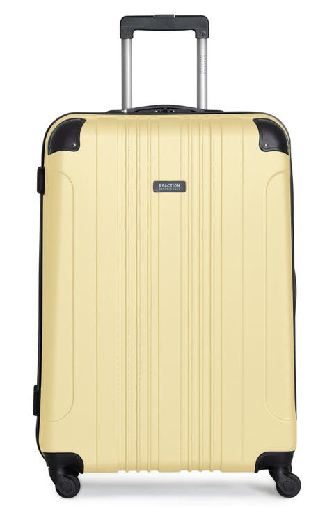Out of Bounds 28 Inch Checked Suitcase