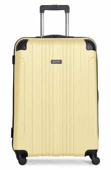 Out of Bounds 28 Inch Checked Suitcase