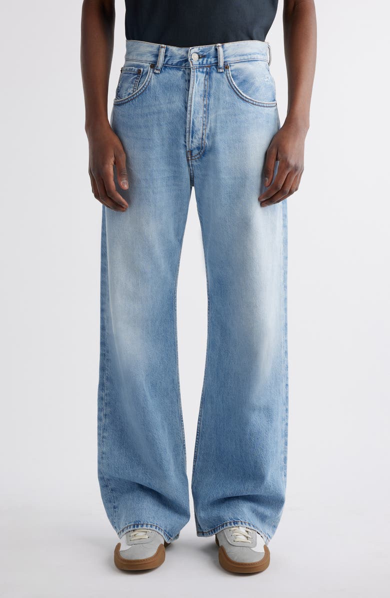 Acne Studios Loose Bootcut Jeans, Main, color, 
